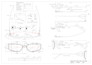 make technical drawings of eyewear eyeglasses for production